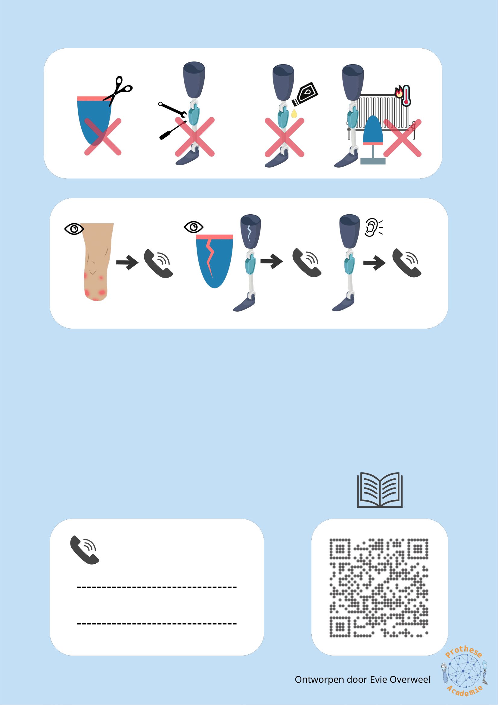 Infographic thuisonderhoud prothese A4 2